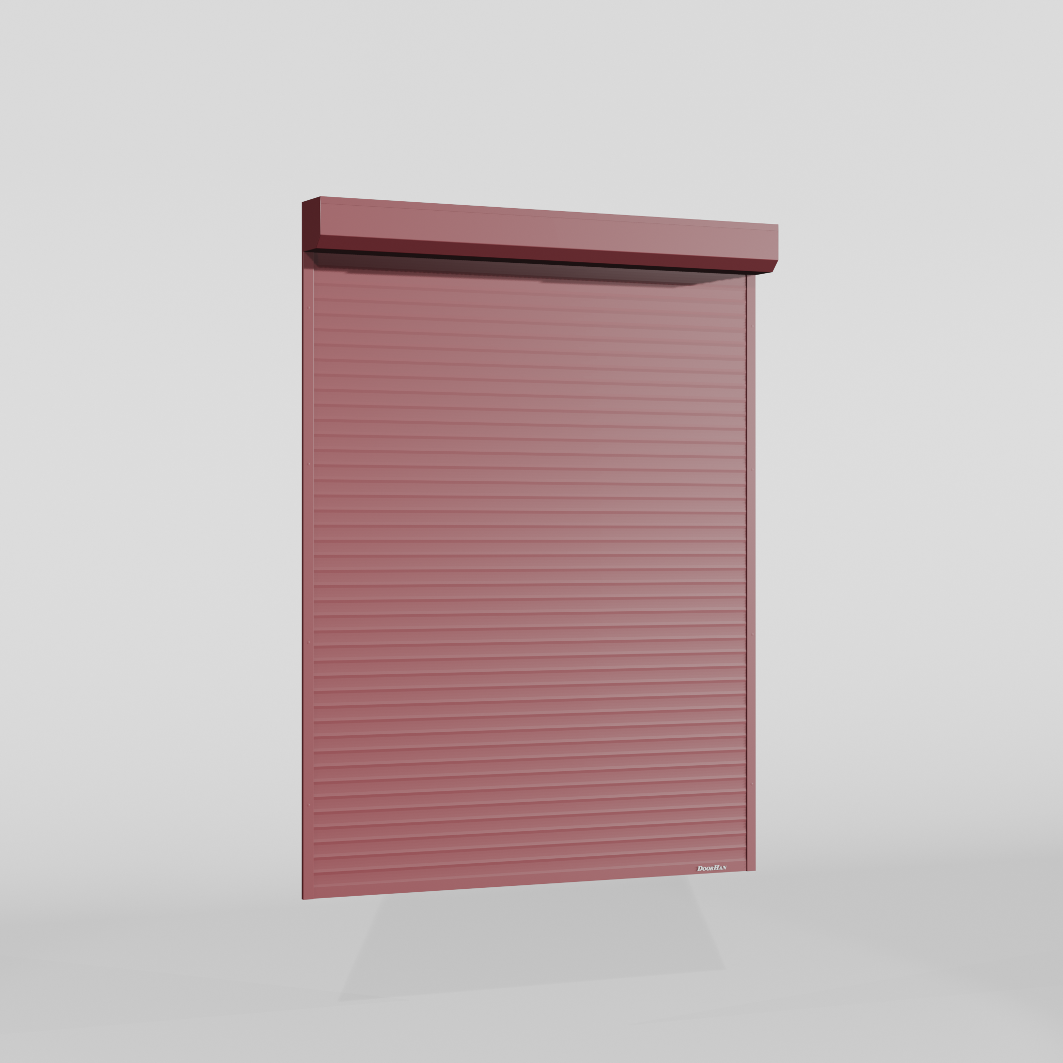 Рольставни DoorHan 2600х1800 цвета RAL 3005 (бордовый) взломостойкие с автоматикой