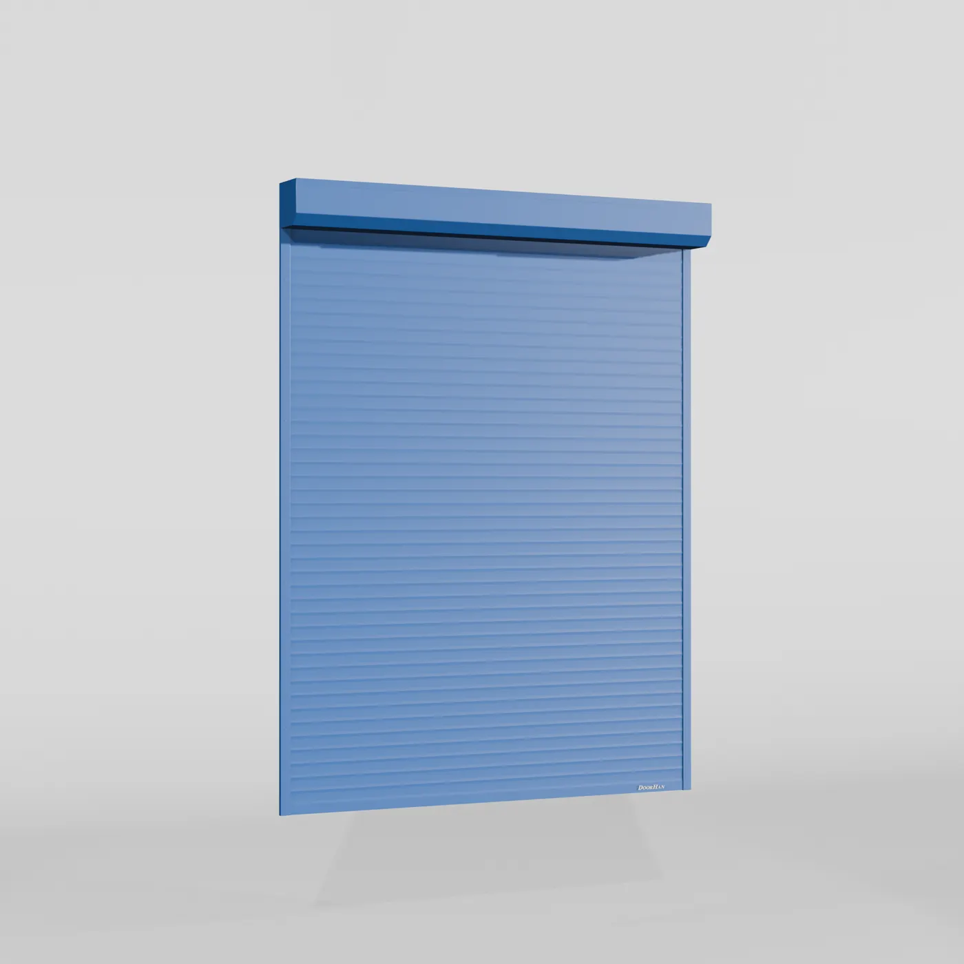 Рольставни DoorHan 2300х1000 цвета RAL 5005 (синий) взломостойкие без автоматики
