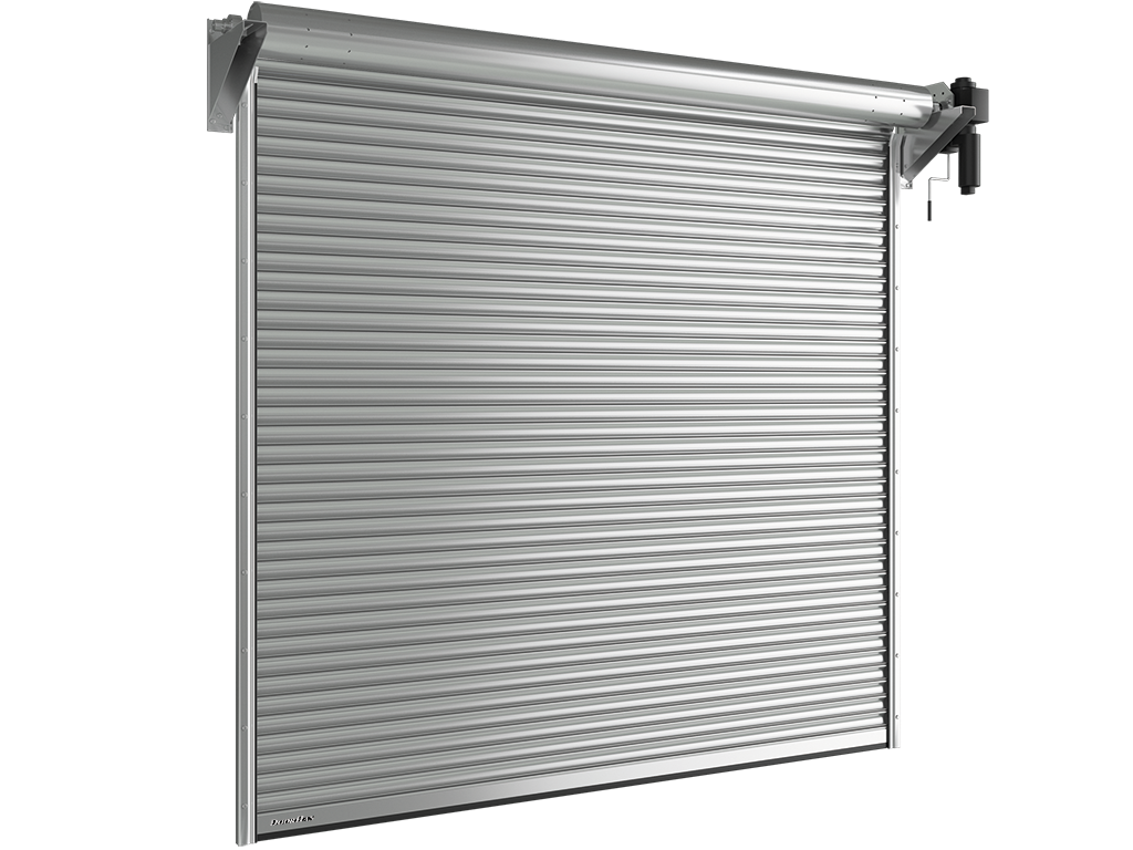Рулонные ворота из стальных профилей (взломоустойчивые) RHS117, RHS117P с вальным электроприводом